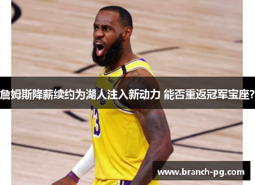 詹姆斯降薪续约为湖人注入新动力 能否重返冠军宝座? 詹姆斯降薪续约为湖人注入新动力 能否重返冠军宝座?